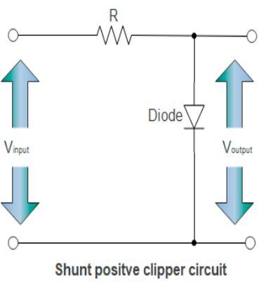 Image nine. Shunt positive clipper circuit.