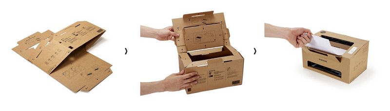 So wird der Origami Printer zusammengefaltet (Samsung)