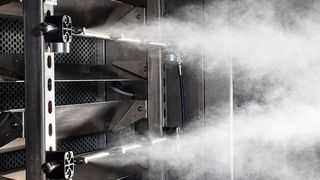 Der Luftbefeuchter Orbit Wing von Merlin Technology sorgt für gutes Klima in Büro- und Industriegebäuden. (Merlin)