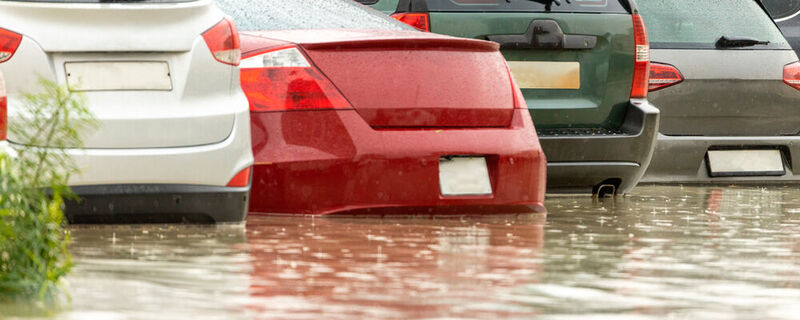 Versicherer tendieren bei Fahrzeugen mit Wasserschaden zum Totalschaden.