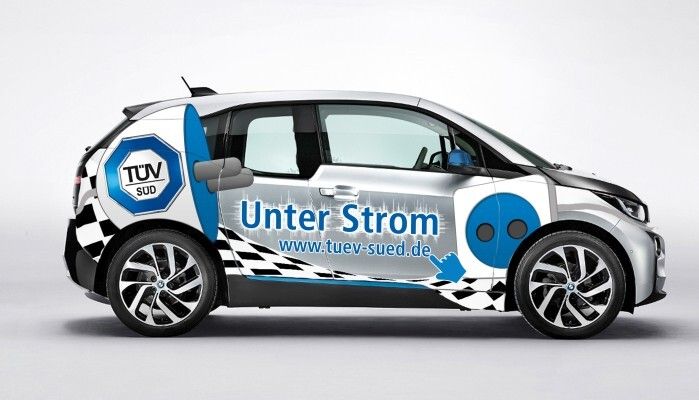 Unter Strom: ein BMW i3 vom TÜV SÜD Auto Service (Bild: TÜV SÜD)