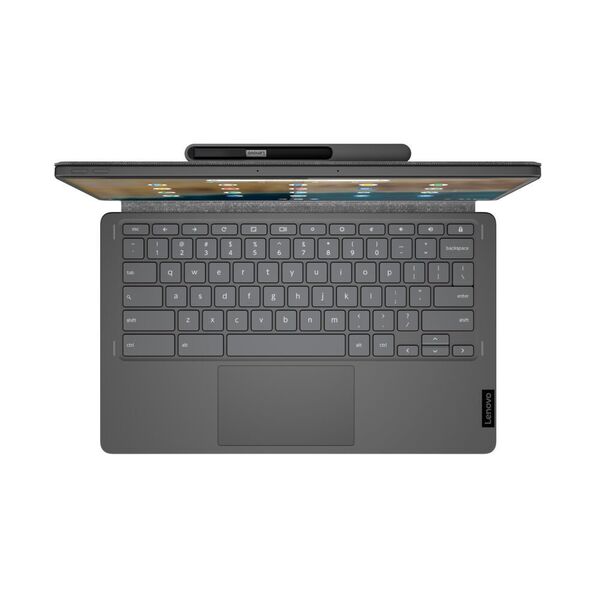 Das magnetische Keyboard gehört zum Lieferumfang des 499-Euro-Chromebooks, der Stift kostet extra. Das Tablet wiegt solo nur 700 Gramm. (Lenovo)