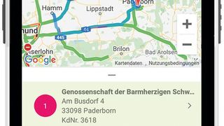 Hilfreich ist beispielsweise eine Google-Maps-gestützte Zusammenstellung der Liefertouren und deren kurzfristige Optimierung. (Bild: DRS)