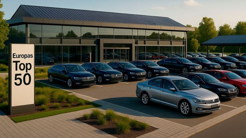 Die Top-50-Autohandelsgruppen in Europa haben ihren gemeinsamen Marktanteil ausgebaut.(Bild:  Dall-E / KI-generiert)