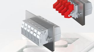 Das Bild zeigt die Durchführungsklemmen SDK von Conta-Clip. (Bild: Conta-Clip)