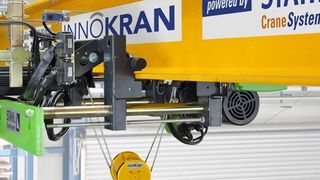Krananlagen von Innokran „powered by“ Stahl Cranesystems: Der Krantechnik-Spezialist Stahl Cranesystems liefert die Technik für sämtliche Innokran-Anlagen. Bild: Stahl Cranesystems (Archiv: Vogel Business Media)