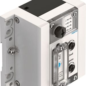 Kunden können mit dem Festo-­IoT-Gateway CPX-IOT als Hardware auf Feldebene ihre Maschinen und Anlagen überwachen lassen. Unterstützt wird die Feldebene mit der Software-Komponente Scrai-Field.(Bild:  Festo SE & Co. KG)