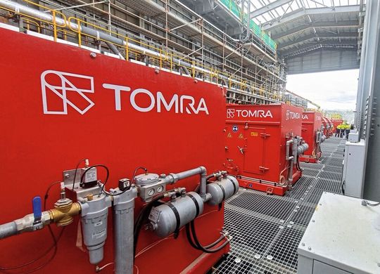 Erzsortiermaschine von Tomra(Bild:  Tomra)