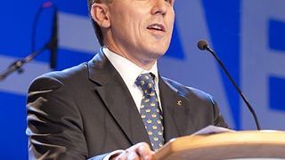 Peter Fenkl, Vorstandsvorsitzender der Ziehl-Abegg AG, dankte auch den Mitarbeitern für ihren Beitrag zum Unternehmenserfolg: „Wir leben von den Menschen, die sich mit dem Unternehmen identifizieren.“ Bild: Ziehl-Abegg (Archiv: Vogel Business Media)