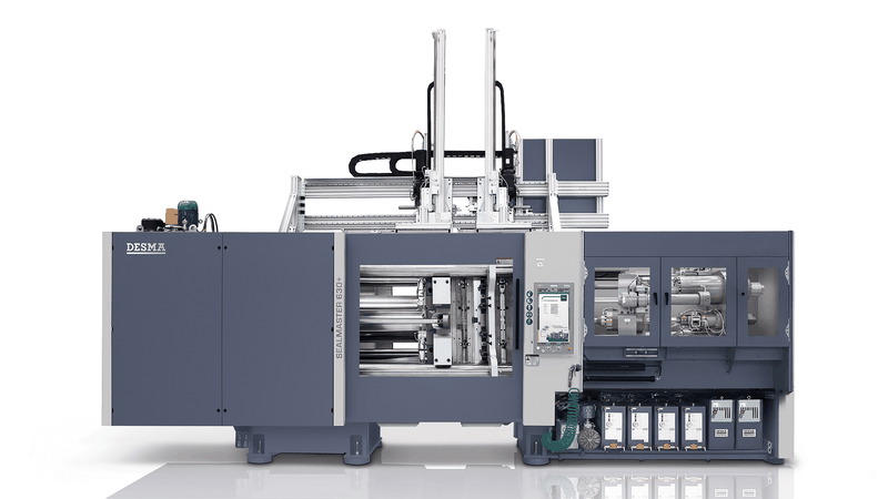 Mit mehr als 500 Beschäftigten fertigt Desma ein breites Spektrum an Maschinen, Systemen und Anlagen für die Elastomerverarbeitung.(Bild:  Desma Elastomertechnik)
