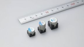 Die neuen Hybrid-Aluminium-Elektrolytkondensatoren der HVX (-K)- und HTX (-K)-Serien von TAIYO YUDEN sind für 48-V-Automotive-Anwendungen ausgelegt und kombinieren einen niedrigen ESR mit hoher Strombelastbarkeit und einer Betriebstemperatur von bis zu 135 °C. (Bild: TAIYO YUDEN)
