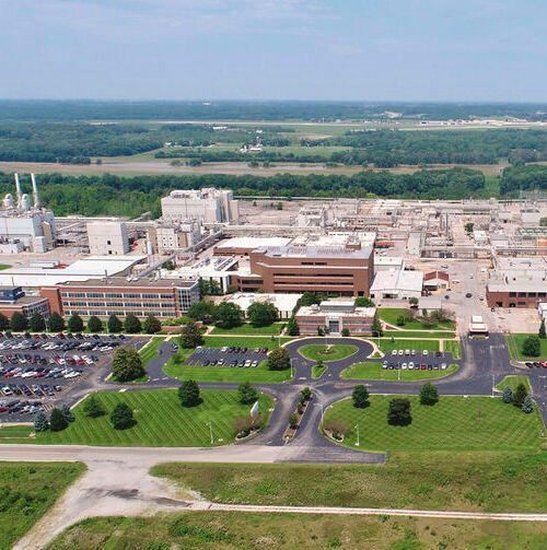 Evonik’s Tippecanoe Laboratories in Lafayette, Indiana, manufactures intermediates, active pharmaceutical ingredients, and excipients for the pharmaceutical industry.(Source:  Evonik)
