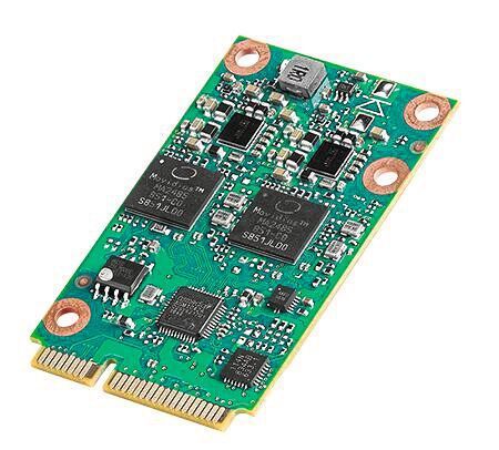 Hier ist die miniPCIe-Module der VEGA-330-Serie mit zwei integrierten Intel Movidius Myriad X VPUs abgebildet. Die Advantech Edge AI-Module werden als kompakte, stromsparende Plugin-Module in zwei Formfaktoren angeboten. Diese Module unterstützen die Beschleunigung der Computer-Vision und des Deep-Learning auf Edge-Systemen für eine große Bandbreite an AI-basierten vertikalen Anwendungen. (Advantech)