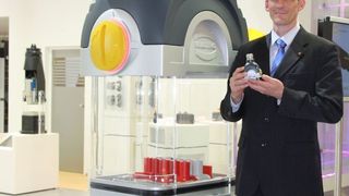 Frank Quast mit dem Messehighlight Han-Yellock. (Archiv: Vogel Business Media)