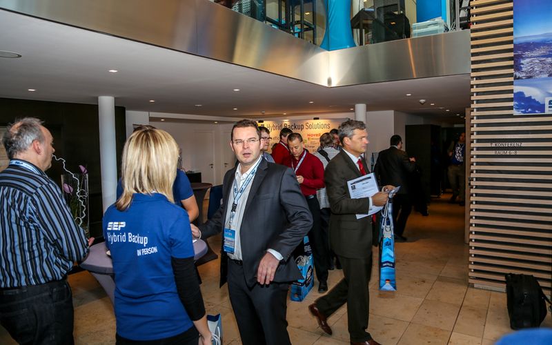 Ankunft der ersten Teilnehmer (Bild: SEP)