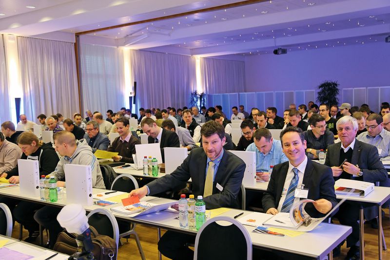 Insgesamt kamen nach Angaben des Organisators Pascal Streiff 340 Teilnehmer zu dem 11. Swissmem-Zerspanungsseminar. (Bild: M. Böhm)