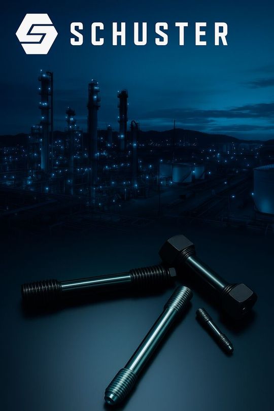 Schuster propose des solutions spécifiques pour l'industrie pétrochimique, telles que des éléments de fixation et un logiciel de planification numérique de la maintenance.(Image : Schuster GmbH)
