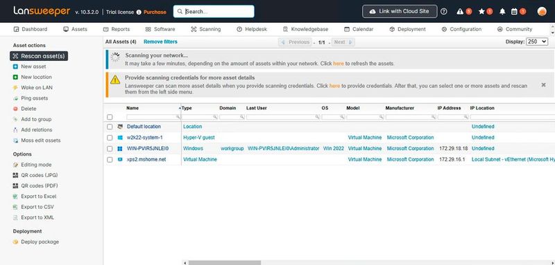 Lansweeper scannt ganze Netzwerke auf Geräte und zeigt umfangreiche Details zu den Geräten an. (Bild: Joos - Lansweeper)