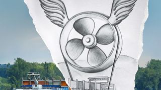 Durch den Umbau sollen die Schiffsschrauben nur noch 130 cm statt 150 cm tief im Wasser liegen müssen. (Contargo)