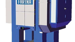 Die von Thyssenkrupp Gerlach bestellte Farina-Schmiedepresse ist eine der weltweit größten mechanischen Anlagen ihrer Art.  (Schuler)