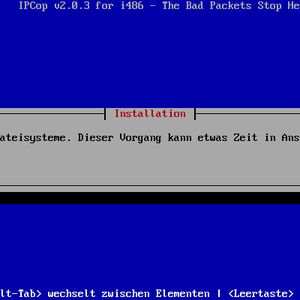 Zur Installation brennen Administratoren die ISO-Datei auf CD und booten den Server. Nach der Sprachauswahl und dem Festlegen des Tastaturlayouts sowie der Uhrzeit beginnt der Assistent mit der Installation. Die Festplatte muss noch ausgewählt werden, bevor der Assistent die Distribution installiert.