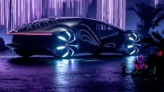 Kompostierbare Batteriematerialien, die frei von Metallen und seltenen Erden sind: Ein Ansatz der Studie „Vision AVTR“ von Daimler in puncto Nachhaltigkeit. (Bild: Daimler)