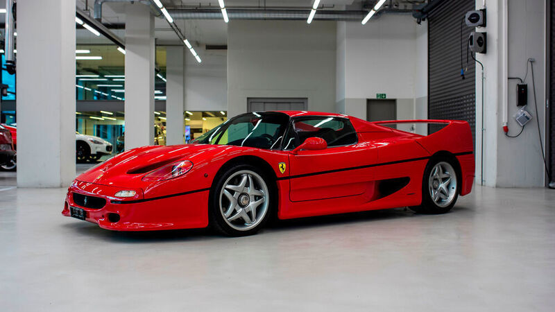 ... einem Ferrari F50 aus dem Jahr 1996 ... (Tom Hartley Jnr.)