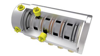 Zur Gewährleistung eines spielfreien Laufs und damit eines konstanten Dichtspalts zwischen Stator und Rotor werden Rillenkugellager eingesetzt. (Bild: Hunger)