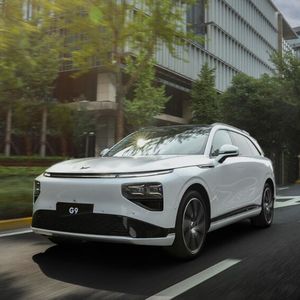 Der Xpeng G9 ist das Topmodell in der Palette des chinesischen Elektroautobauers.(Bild:  Xpeng)