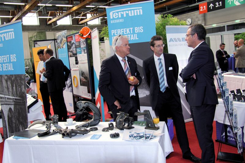 Die Ferrum AG präsentiert am Ostschweizer Technologiesymposium technologisches Know-how aus dem Kanton Aargau. (Bild: Urs Heiz)