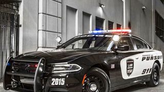Der 370 PS starke Dodge Charger Pursuit mit V-8-Motor ist eines der meistgefahrenen Polizeiautos in den USA. (Foto: press-inform)