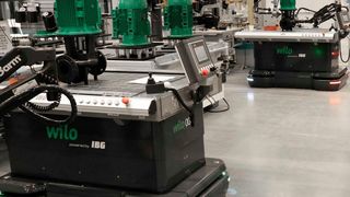 Die AGV von IBG können auch als mobiler Arbeitstisch konfiguriert werden. (IBG)