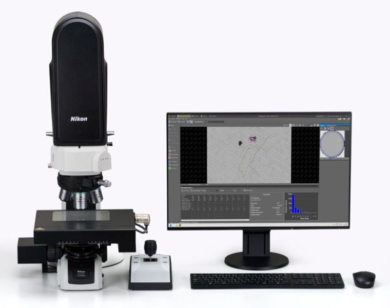 A dedicated module for automated inspection of particles on filter membranes, covering the  complete workflow from scanning to report generation. Provides statistical results and visual documentation for cleanliness testing  and quality assurance (supported standards: ISO 16232 / ISO 4406 / VDA 19).   (Source: Nikon Metrology)