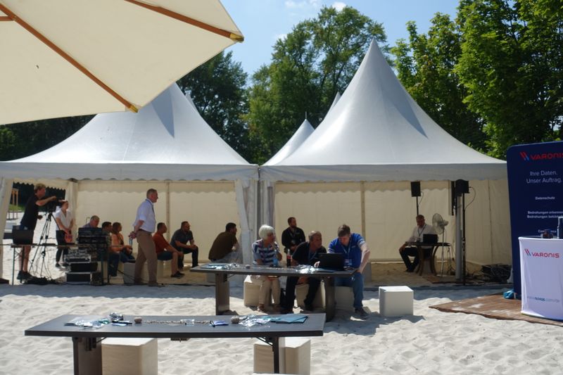 Sahara-Feeling in den Workshops. (Bild: IT-BUSINESS)