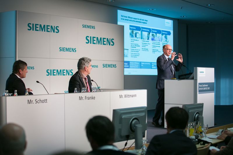 Thomas Schott, Leiter Fertigungsautomatisierung der Division Industry Automation: 