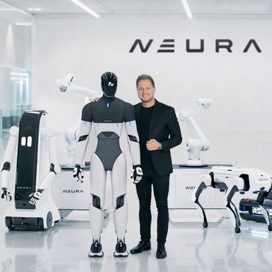 „Wir sind überzeugt, dass Physical AI und kognitive Robotik zu einem der größten Technologiesprünge der kommenden Jahrzehnte führen werden“, David Reger, Gründer und CEO von Neura Robotics (Bild: Neura Robotics)