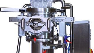 Lineranschlusssystem LAS-EC zum Entleeren von Big Bags unter Containmentbedingungen (Bild: Hecht)