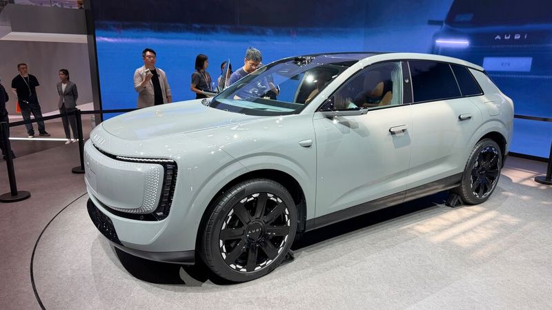 Audi (without the four rings) has added an SUV model to the E5 developed in China, the E7X. (Image:Wehner - VCG)
