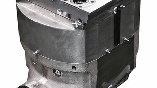 Winkelfräskopf mit Pick-up Schnittstelle vom Typ MHA90-G12. (Bild: Rückle)