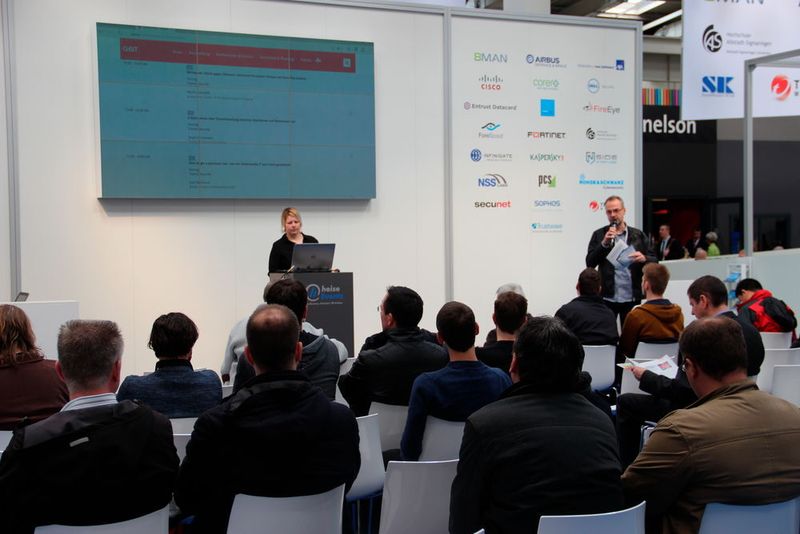 Diskussionsrunde zum Thema IT-Security. (Bild: Robert Horn)