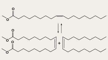 Figure 3: Homo metathesis of methyl oleate  (Picture: Evonik Industries)
