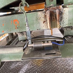 Erfassung der Bandbelastung durch die Biegestab-Wägezelle T66 (Bild:  MTS MessTechnik Sauerland GmbH)