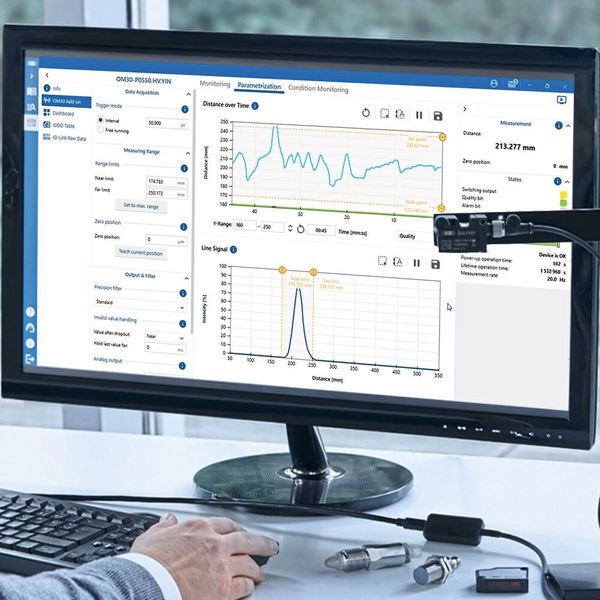 The combination of smart sensors and intuitive software such as the Baumer Sensor Suite makes using IO-Link extremely easy for users. (Image:Baumer)