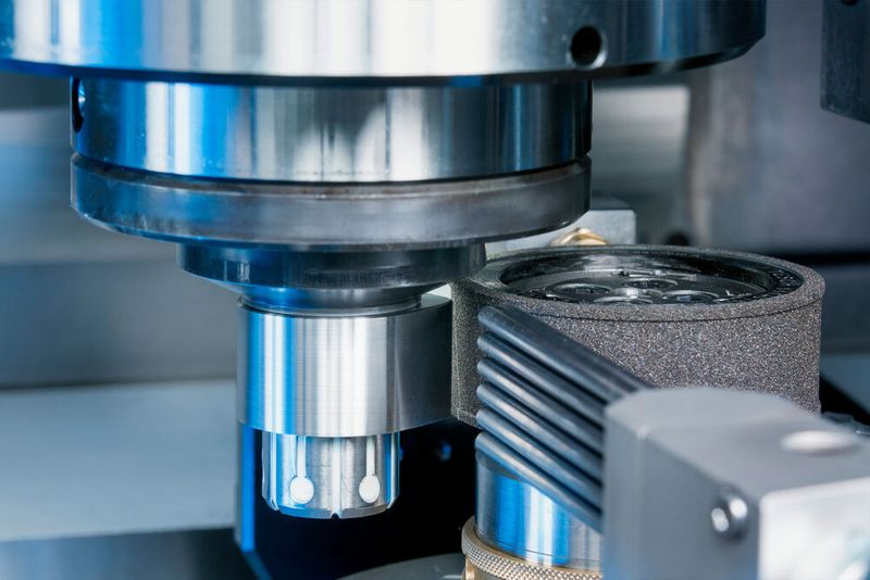 External grinding of a cam profile on the VL 100 GT (Source: Emag)