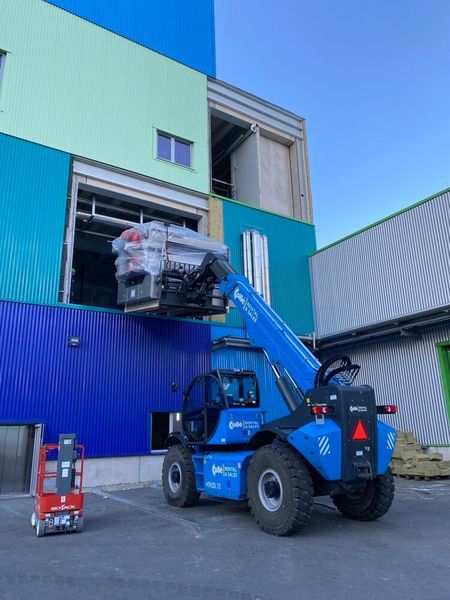 The installation components arrived at Amino on September 1 and Dinnissen could immediately start the mechanical placement in the production hall. (Source: Dinnissen)