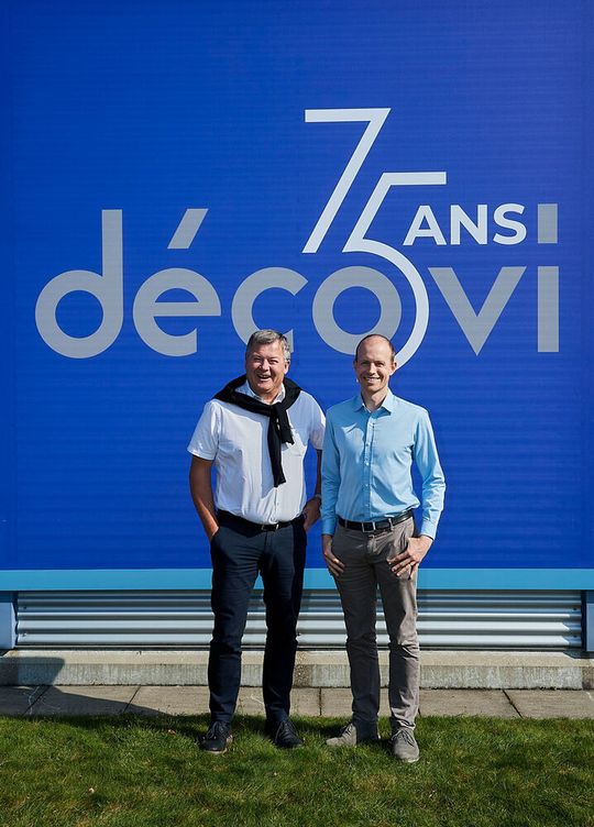 Claude Chèvre passe la main à son fils Cédric à la tête de Décovi. Claude Chèvre passe la main à son fils Cédric à la tête de Décovi.