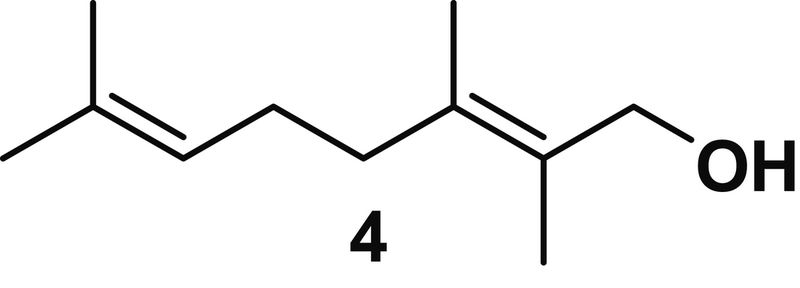 6	 Strukturformel von (E)-beta-Methylgeraniol (Archiv: Vogel Business Media)