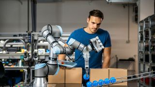 Die OnRobot Robotergreifer lassen sich problemlos in bereits bestehenden Produktionskonfiguration einbinden.  (Bild: OnRobot)