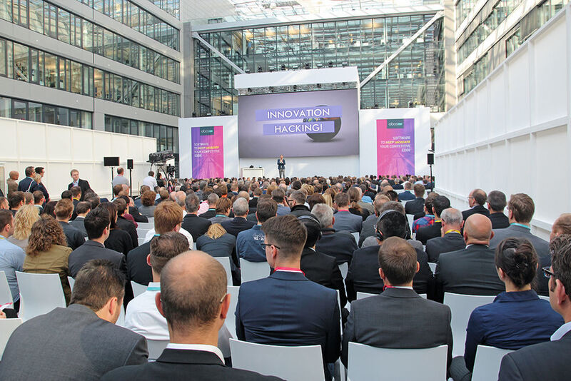 Etwa 1000 Besucher kamen nach Frankfurt zur Abas World Conference. Die Keynote  versprühte einen Hauch Silicon Valley. (Robert Horn)