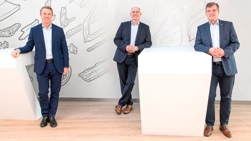 Drei Geschäftsführer sind seit 2012 an der Spitze der DAT (v. li.): Helmut Eifert (Verantwortungsbereich: Ausland), Dr. Thilo Wagner (Produkte), Jens Nietzschmann (Inland und Sprecher der Geschäftsleitung). (DAT)